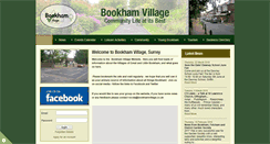 Desktop Screenshot of bookhamvillage.co.uk