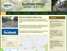 Tablet Screenshot of bookhamvillage.co.uk